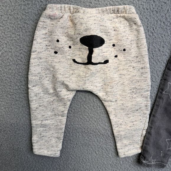 GAP Sweater Baby Girl 18 Months Gray Stars Jeans Easter Chick Outfit Bundle Zara - Picture 6 of 11